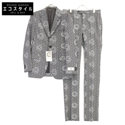 UNITED ARROWS ユナイテッドアローズ FUTURA FOR NIGOLD by UNITED ARROWS【新品同様】5552-259-0005 TRO 3B SUIT 総柄 段返り3Bシングルスーツ スーツ セットアップ