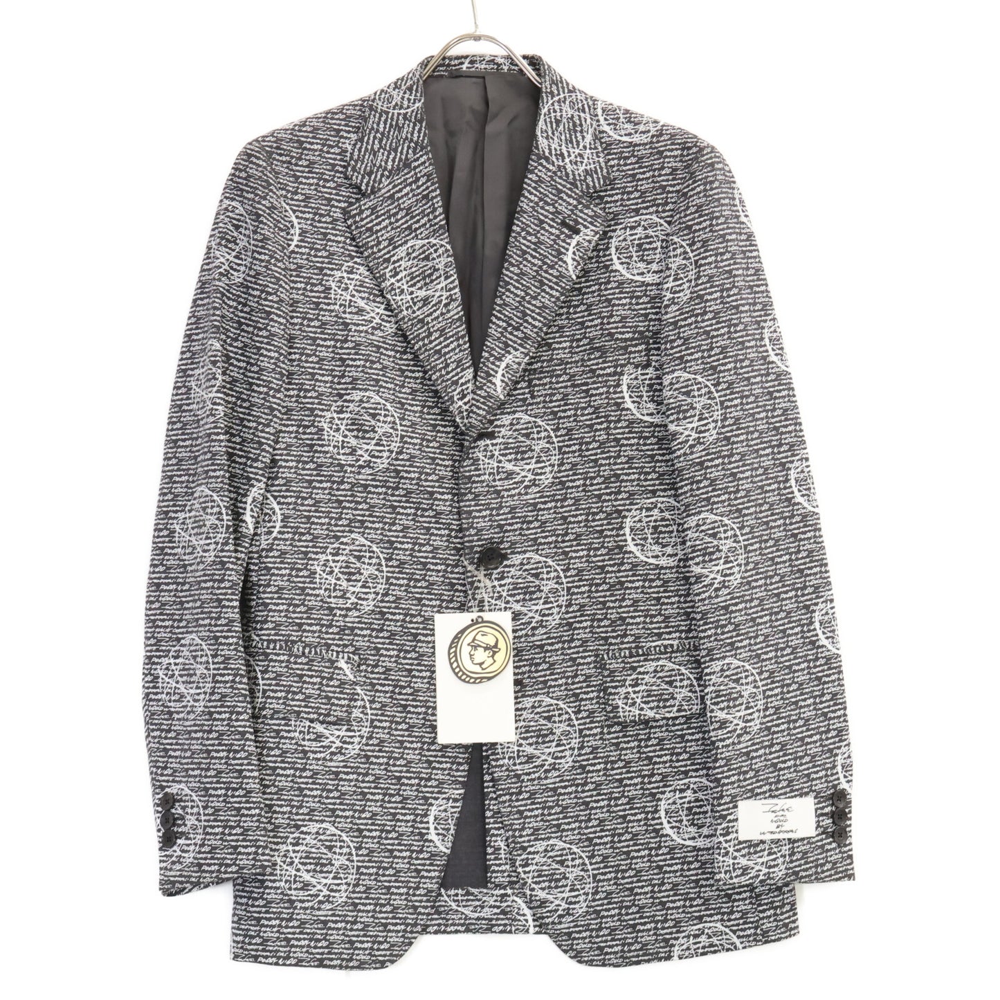 UNITED ARROWS ユナイテッドアローズ FUTURA FOR NIGOLD by UNITED ARROWS【新品同様】5552-259-0005 TRO 3B SUIT 総柄 段返り3Bシングルスーツ スーツ セットアップ