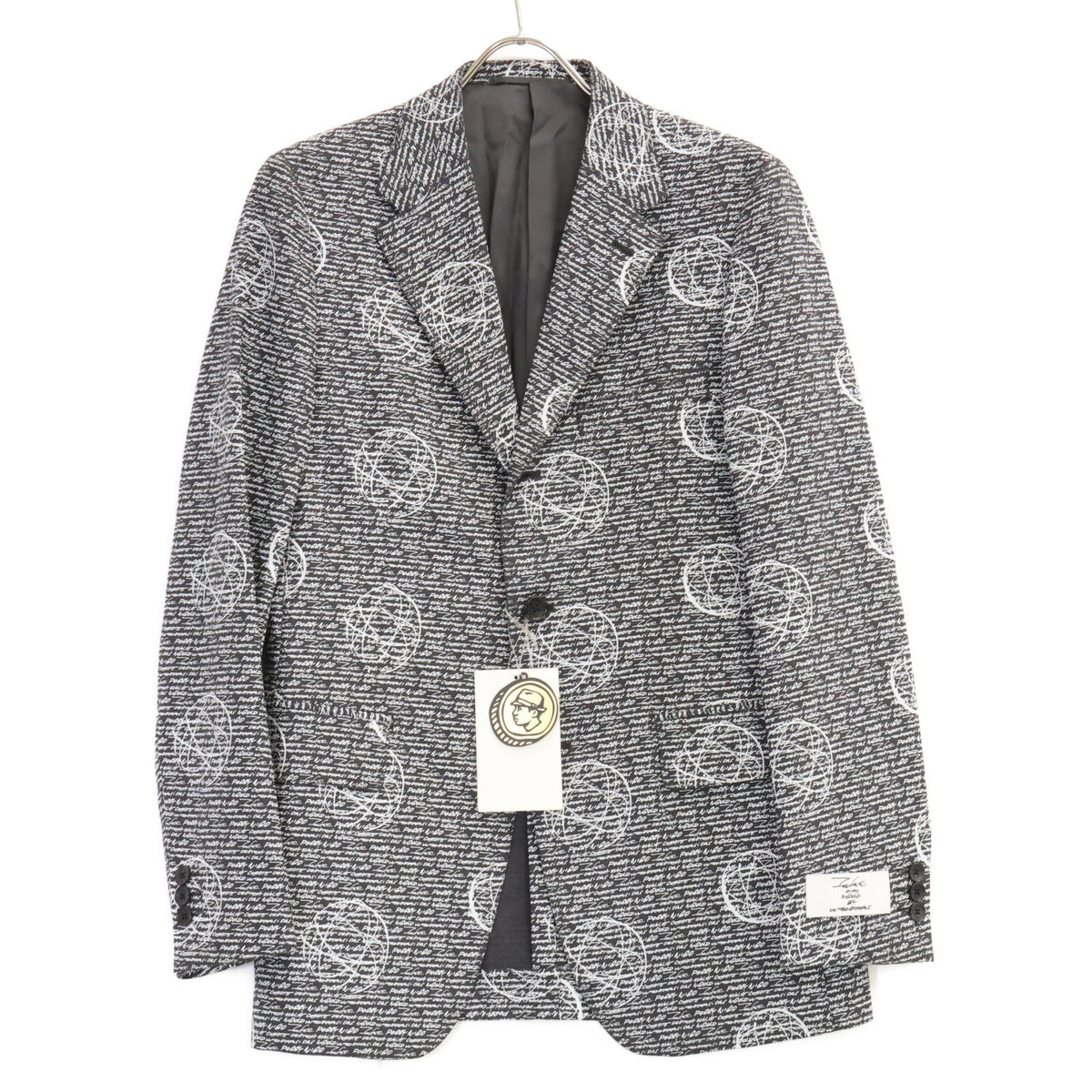 UNITED ARROWS ユナイテッドアローズ FUTURA FOR NIGOLD by UNITED ARROWS【新品同様】5552-259-0005 TRO 3B SUIT 総柄 段返り3Bシングルスーツ スーツ セットアップ