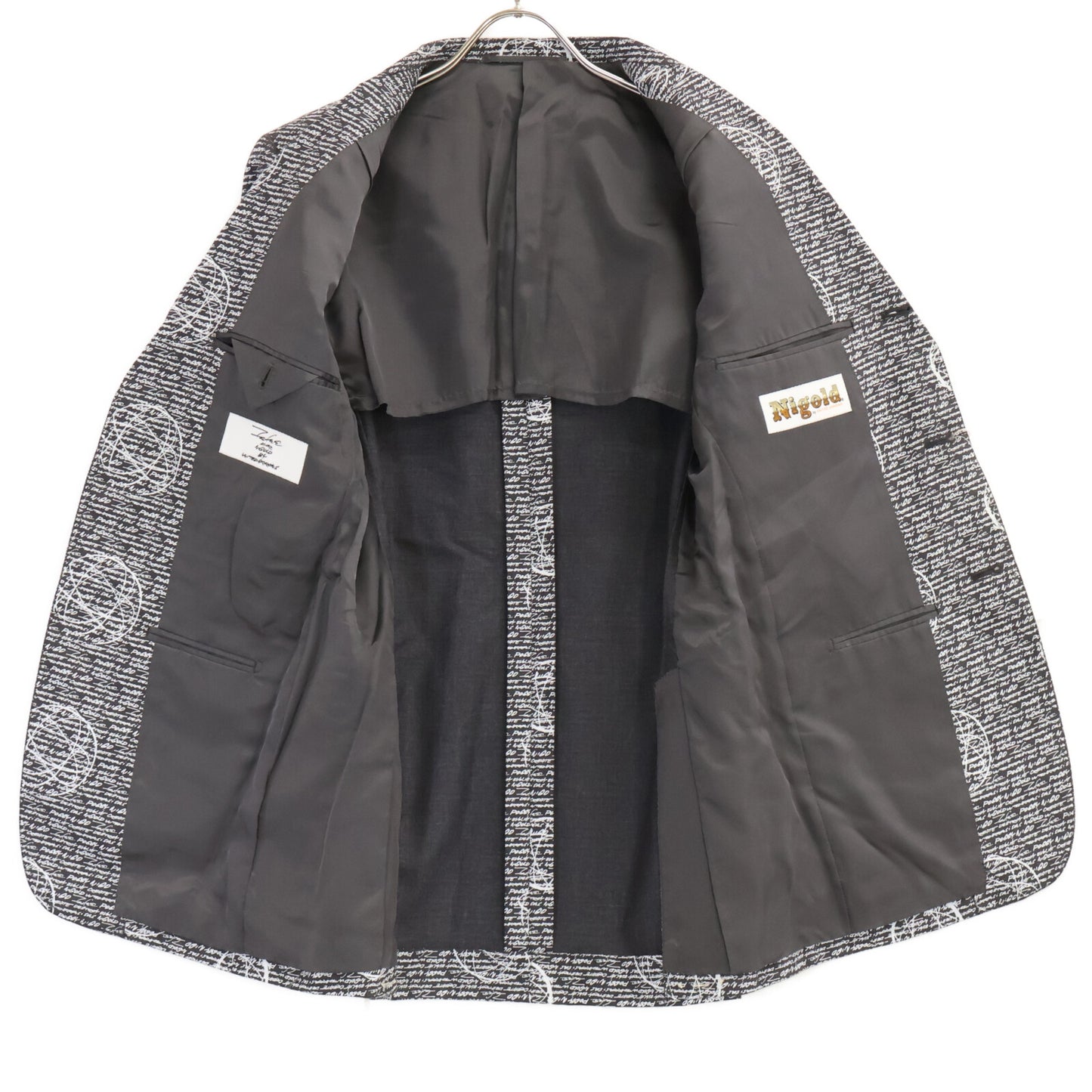 UNITED ARROWS ユナイテッドアローズ FUTURA FOR NIGOLD by UNITED ARROWS【新品同様】5552-259-0005 TRO 3B SUIT 総柄 段返り3Bシングルスーツ スーツ セットアップ