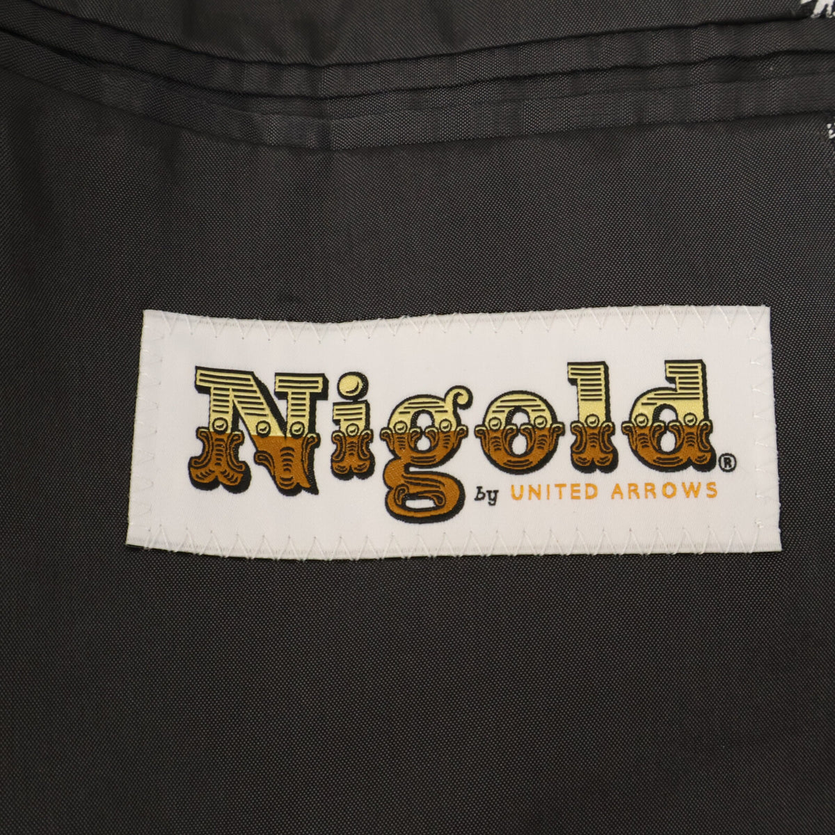 UNITED ARROWS ユナイテッドアローズ FUTURA FOR NIGOLD by UNITED ARROWS【新品同様】5552-259-0005 TRO 3B SUIT 総柄 段返り3Bシングルスーツ スーツ セットアップ