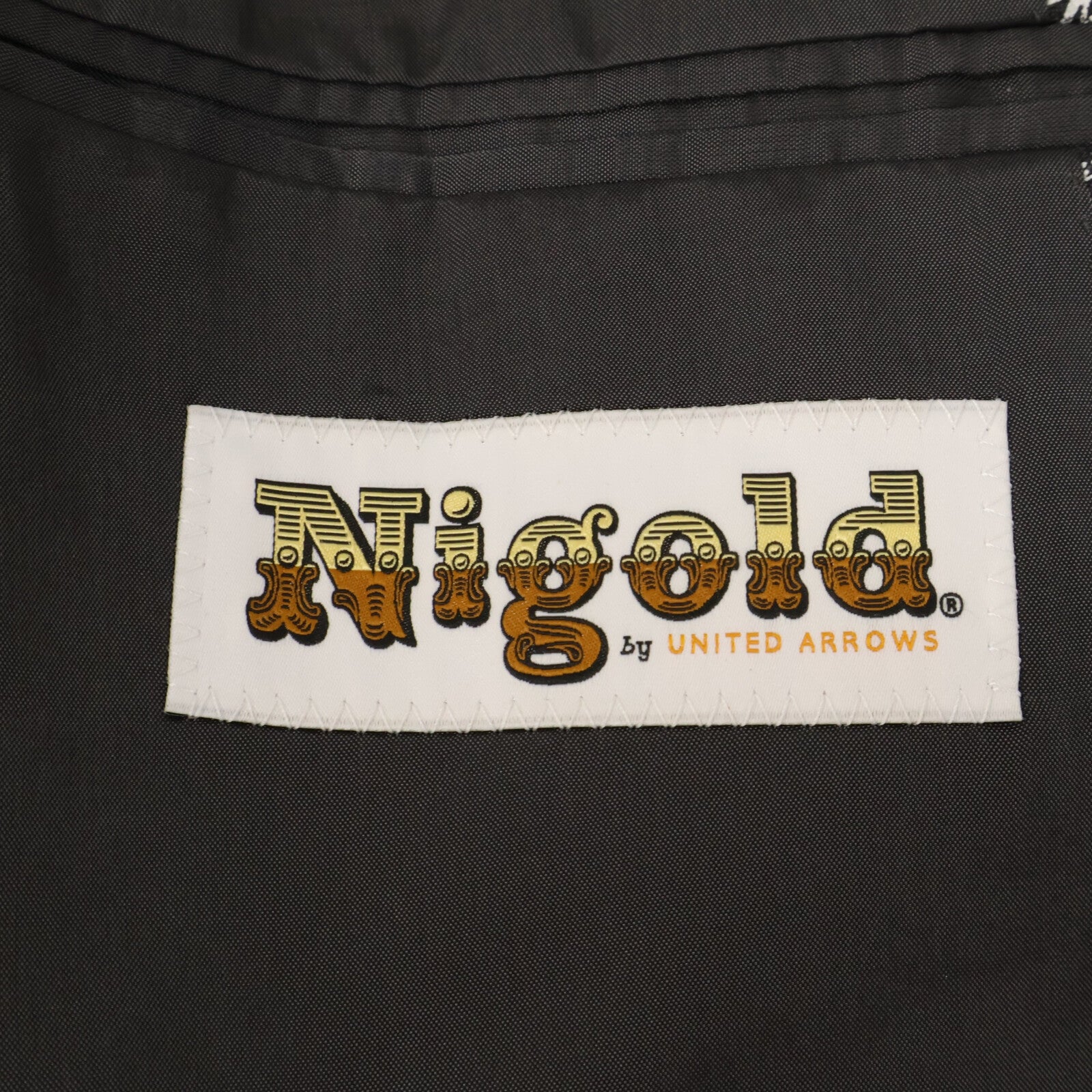 UNITED ARROWS ユナイテッドアローズ FUTURA FOR NIGOLD by UNITED ARROWS【新品同様】5552-259-0005 TRO 3B SUIT 総柄 段返り3Bシングルスーツ スーツ セットアップ