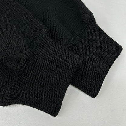 AFFIX アフィックス ブラック ウール混 TACH TUNING KNIT セーター トップス