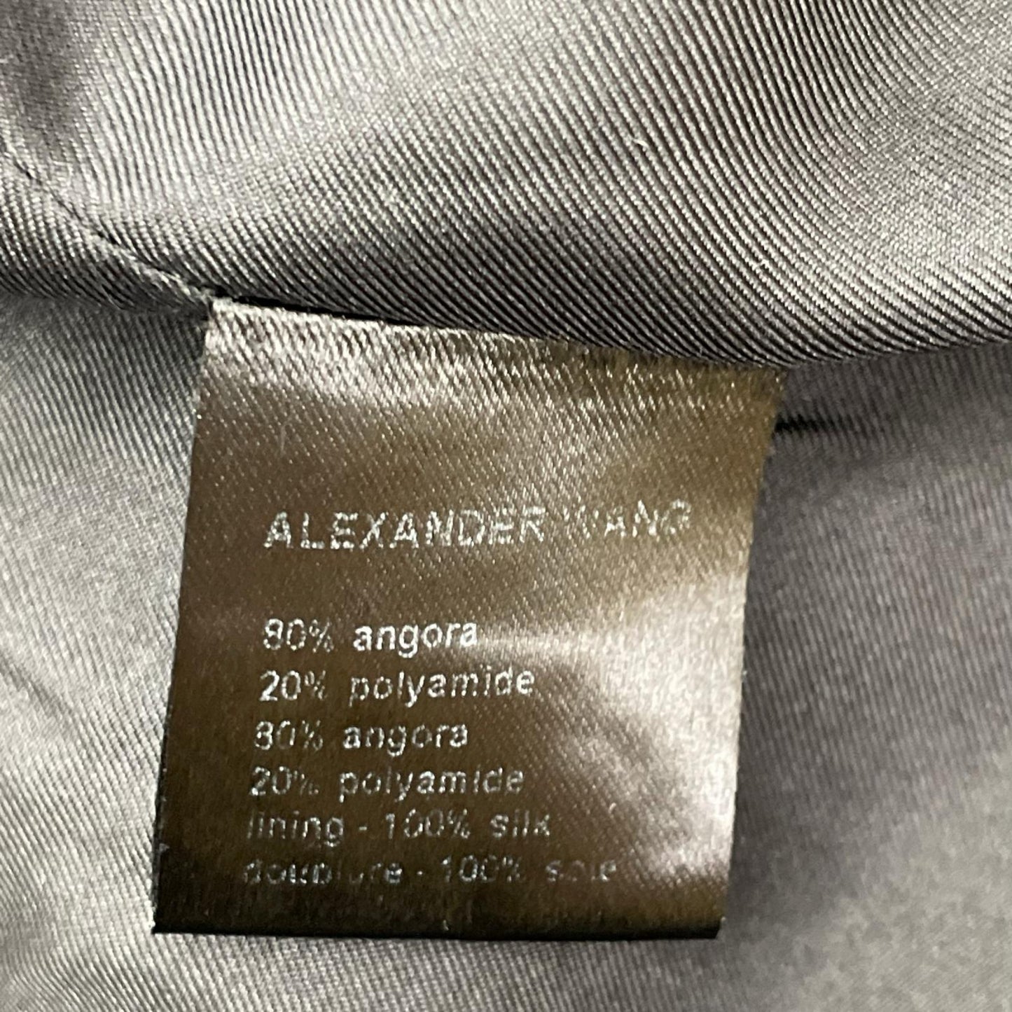 ALEXANDER WANG アレキサンダーワン ブラック アンゴラ ショートコート シャギーニット カーディガン ジャケット
