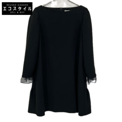 FOXEY NEW YORK フォクシーニューヨーク 39838 ブラック フレア ドレス ワンピース ワンピース