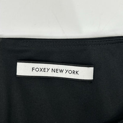 FOXEY NEW YORK フォクシーニューヨーク 39838 ブラック フレア ドレス ワンピース ワンピース