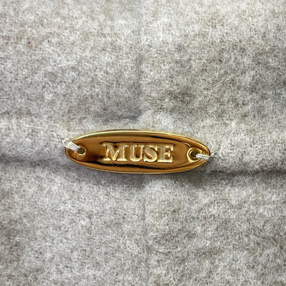 MUSE ミューズ ベージュ ウールコットン victorian ポンチョ コート