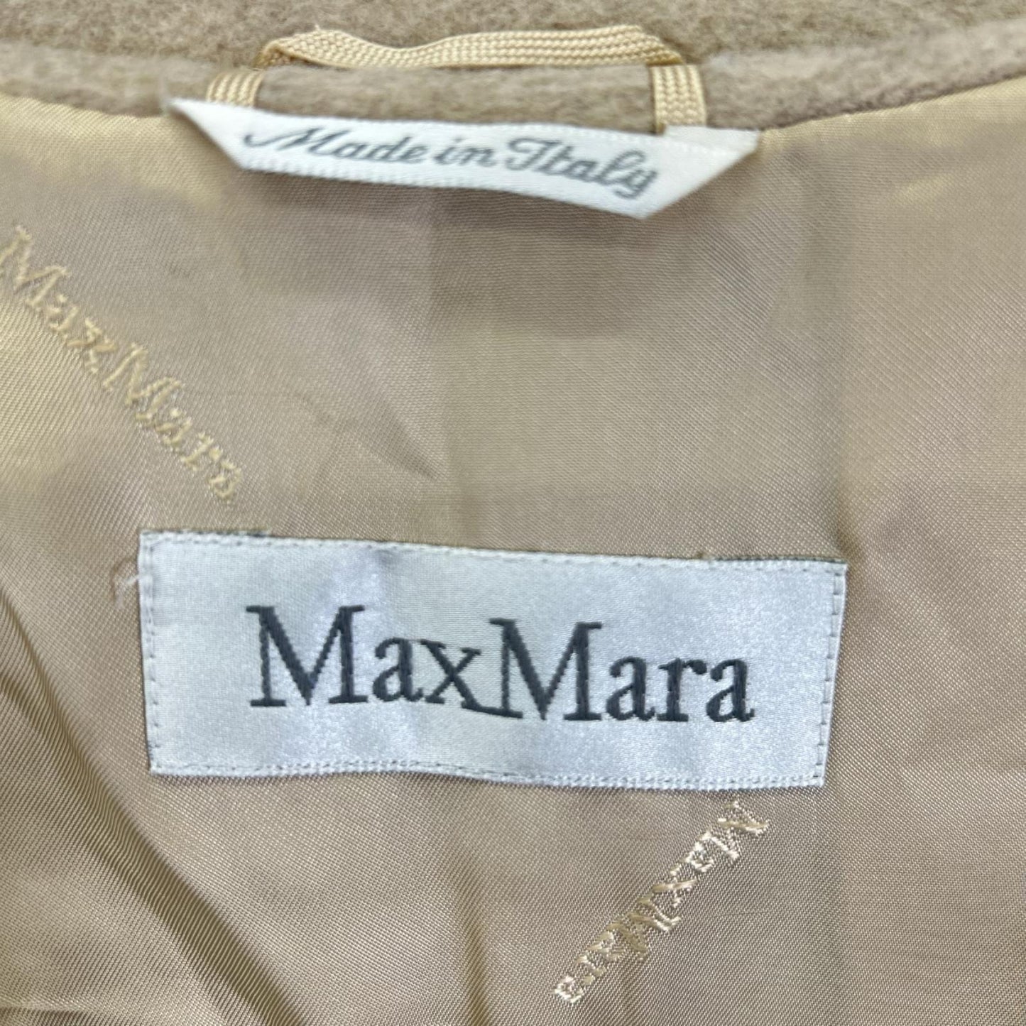 Max Mara マックスマーラ 32/72/223 ベージュ ウールカシミヤ コート コート