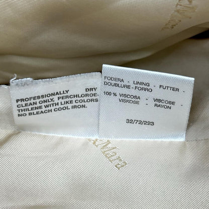 Max Mara マックスマーラ 32/72/223 ベージュ ウールカシミヤ コート コート