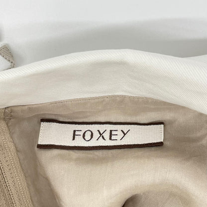FOXEY フォクシー 35399 ベージュ Linen Sucre ワンピース ワンピース