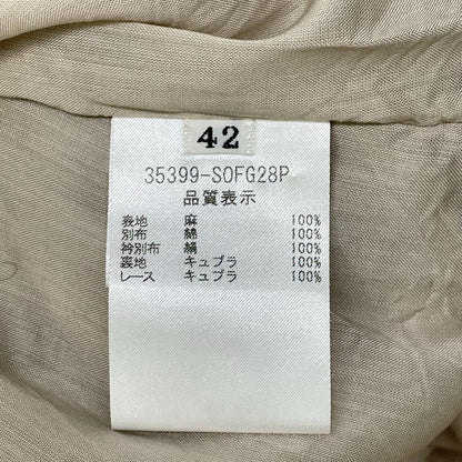 FOXEY フォクシー 35399 ベージュ Linen Sucre ワンピース ワンピース