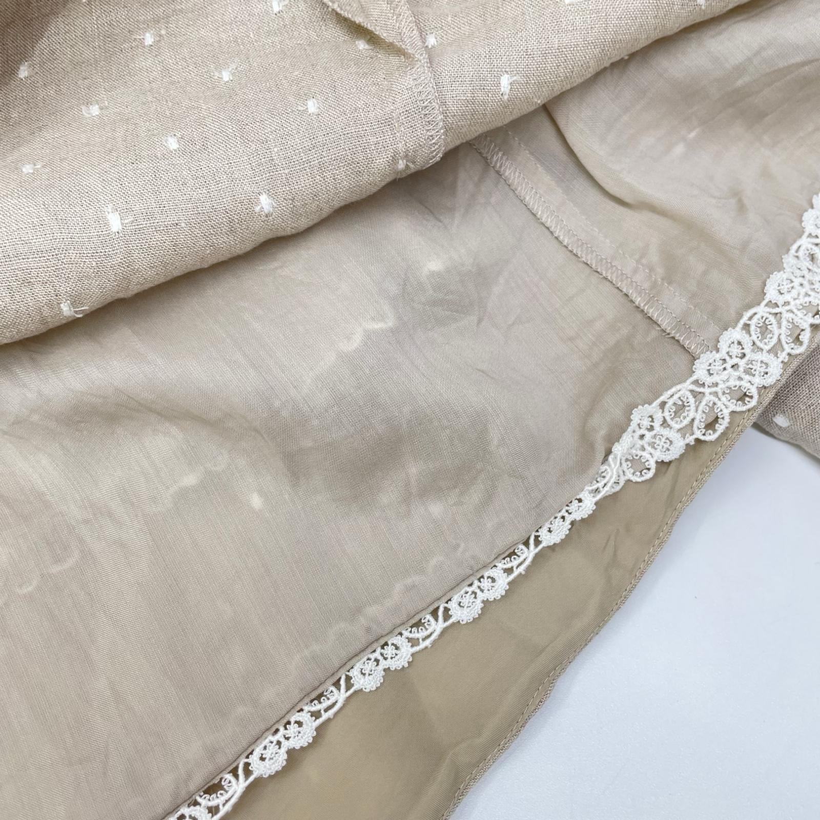 FOXEY フォクシー 35399 ベージュ Linen Sucre ワンピース ワンピース