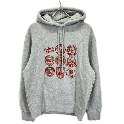 MAISON KITSUNE メゾンキツネ LM00711KM0307 グレー コットン プルオーバーパーカー トップス
