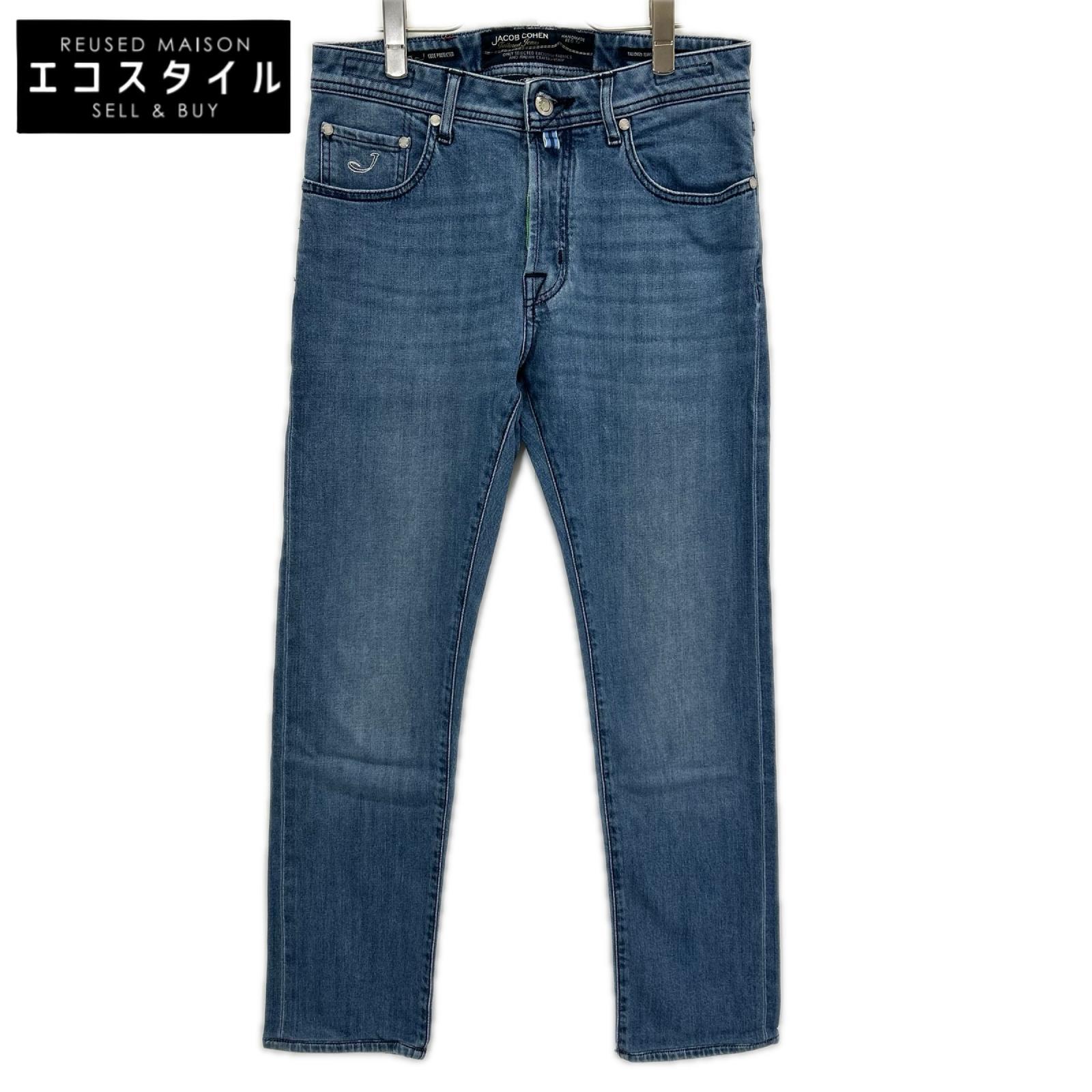JACOB COHEN ヤコブコーエン J688 LIMTED COMF ブルー ボタンフライ デニム パンツ ボトムス
