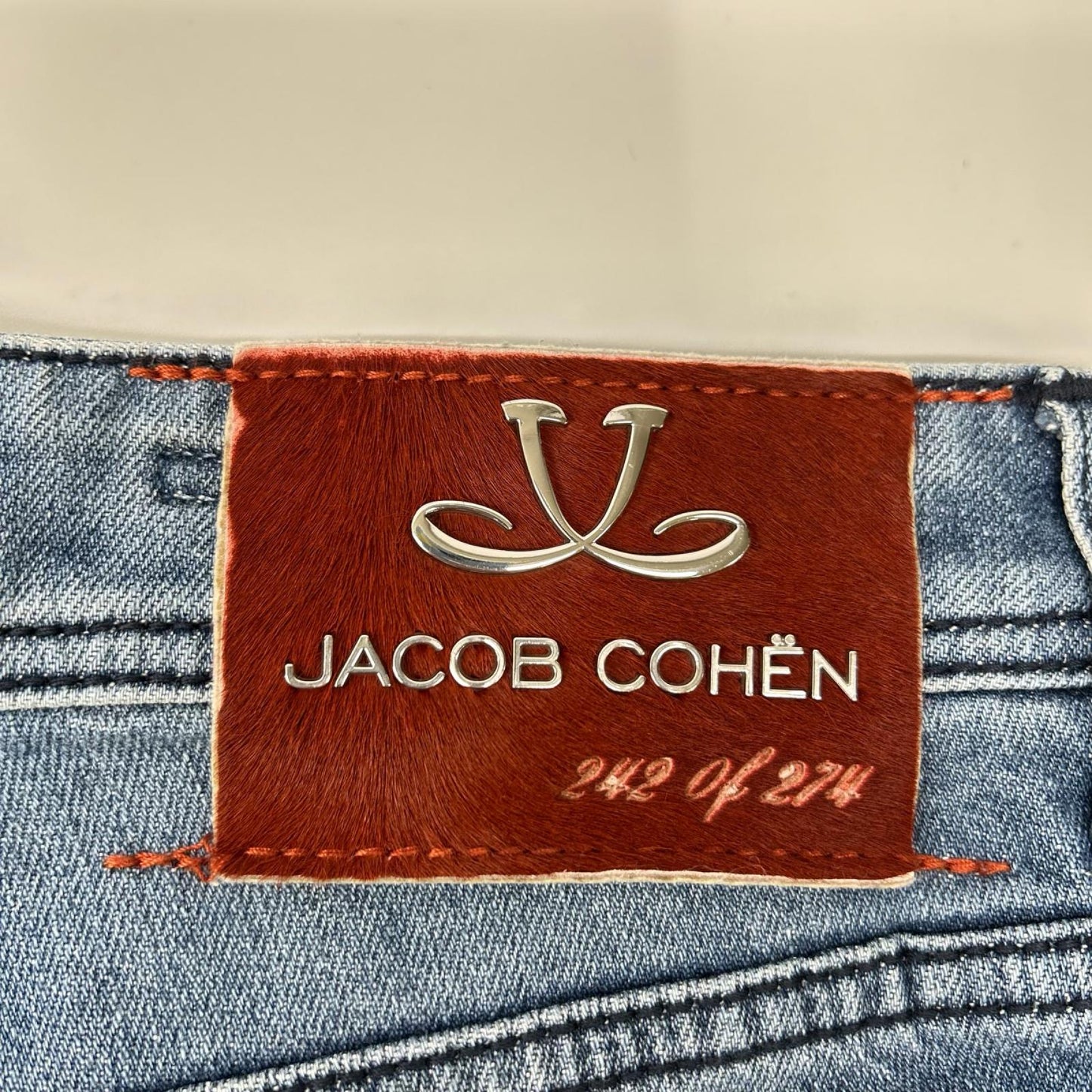 JACOB COHEN ヤコブコーエン J688 LIMTED COMF ブルー ボタンフライ デニム パンツ ボトムス