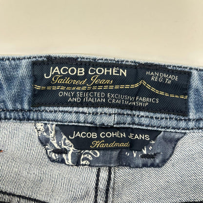 JACOB COHEN ヤコブコーエン J688 LIMTED COMF ブルー ボタンフライ デニム パンツ ボトムス
