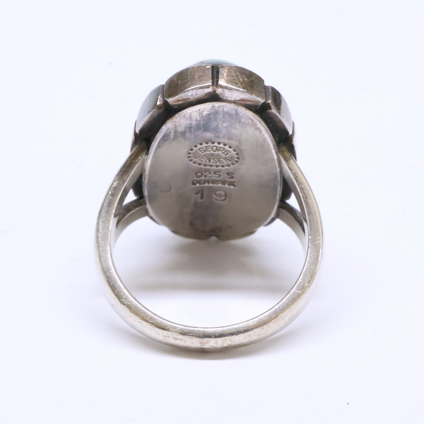 GEORG JENSEN ジョージジェンセン 925S #19 カラーストーン リング 指輪