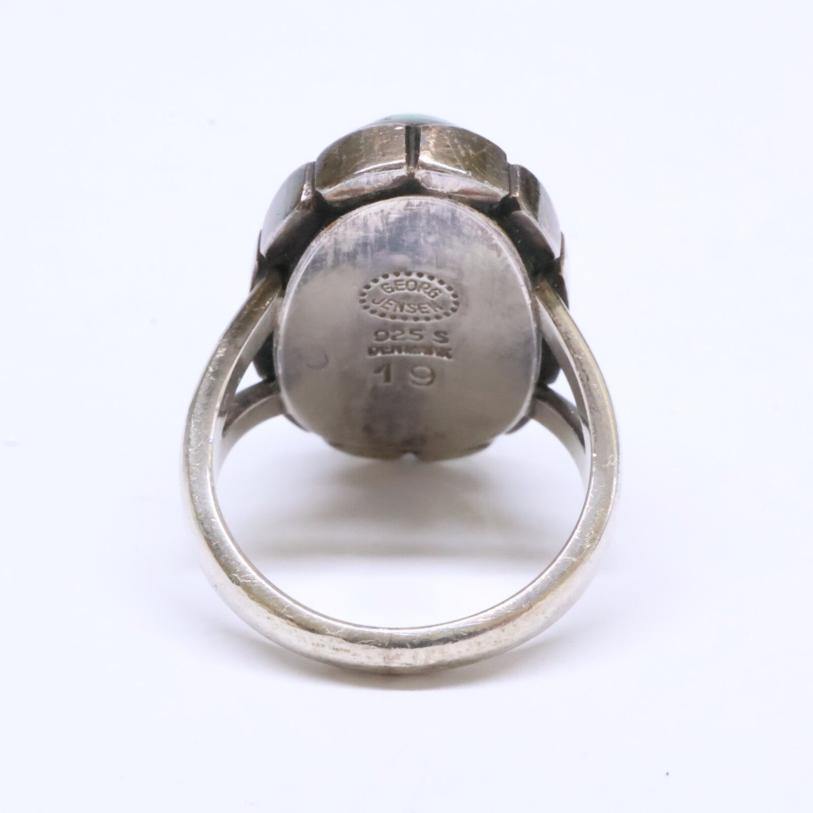 GEORG JENSEN ジョージジェンセン 925S #19 カラーストーン リング 指輪