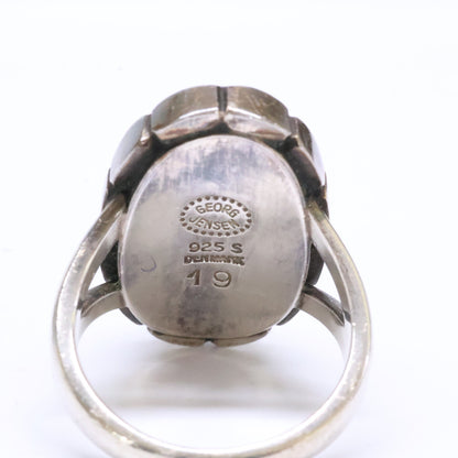 GEORG JENSEN ジョージジェンセン 925S #19 カラーストーン リング 指輪