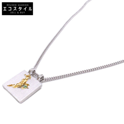 TOMWOOD トムウッド 【美品】925 マインド キューブ ペンダント ブルートパーズ ネックレス