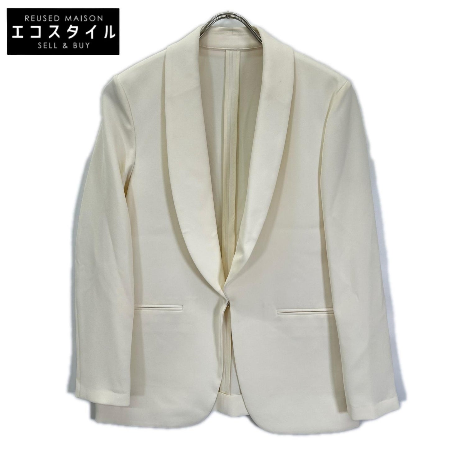UNITED ARROWS ユナイテッドアローズ 1522-216-4153 アイボリー 背抜き テーラードジャケット ジャケット