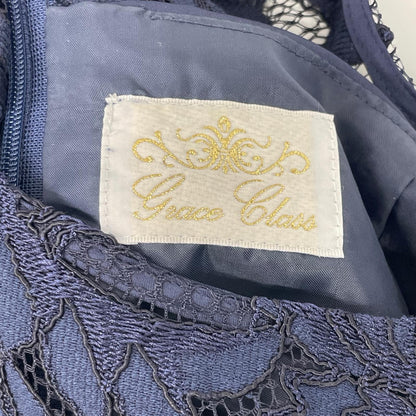 GRACE CONTINENTAL グレースコンチネンタル 2918 5304-0 ブルー フラワーレース ドレスワンピース ワンピース