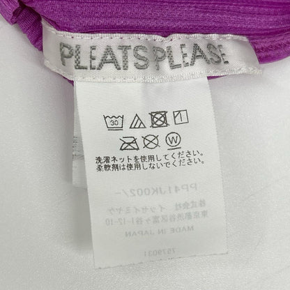 PLEATS PLEASE プリーツプリーズ PP41JK002 パープル JUICY COLORS ノースリーブトップス 青山限定 トップス