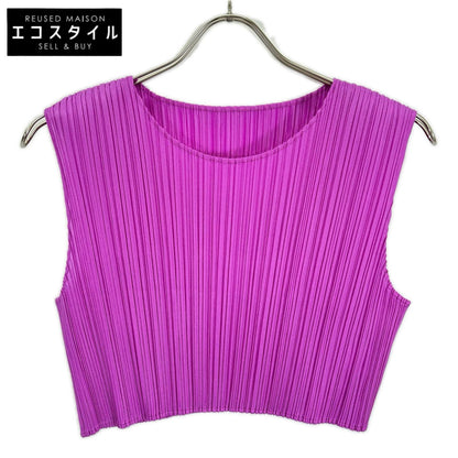 PLEATS PLEASE プリーツプリーズ PP41JK001 パープル JUICY COLORS ノースリーブトップス 青山限定 トップス