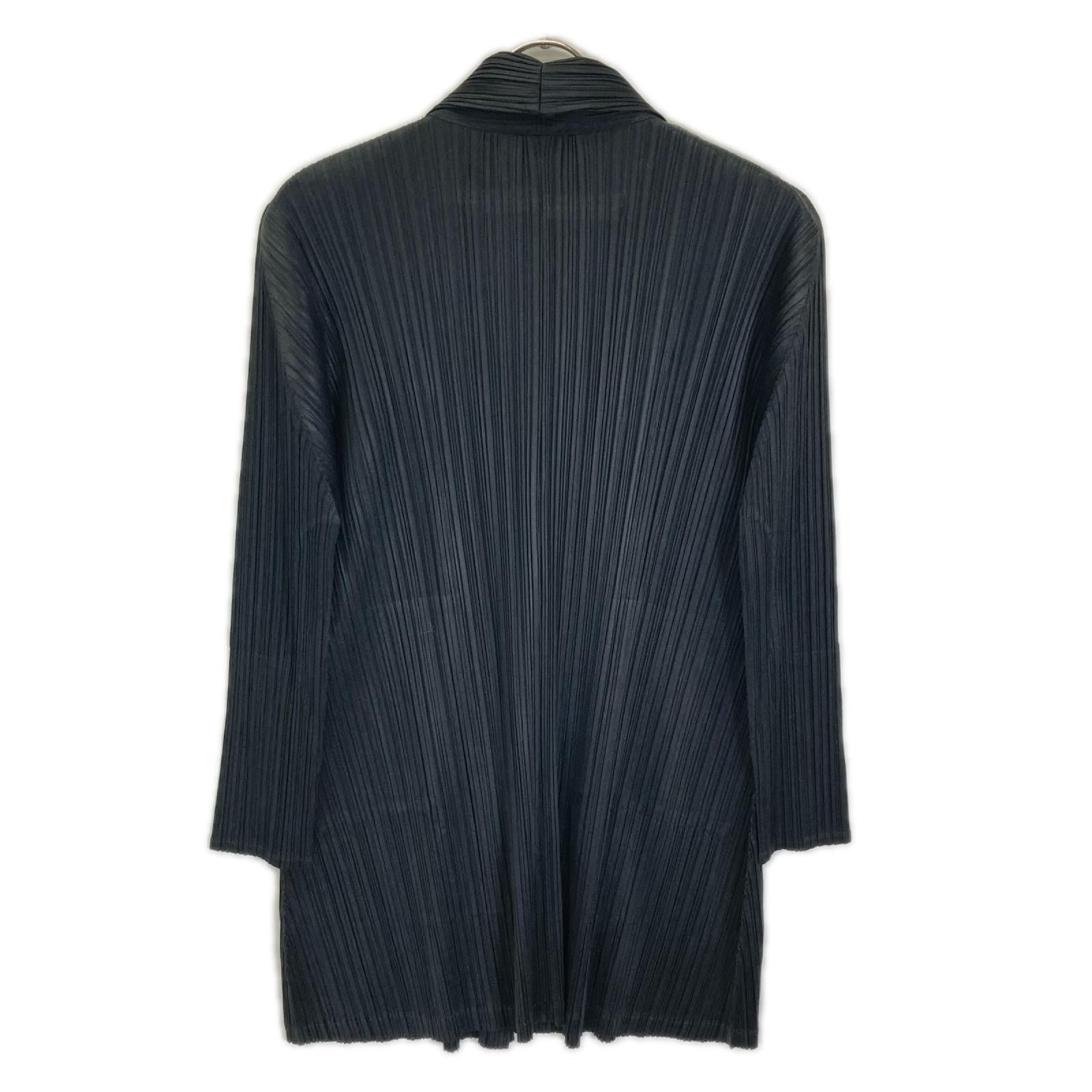 PLEATS PLEASE プリーツプリーズ PP01-JA123 ブラック 1B ロング ジャケット ジャケット