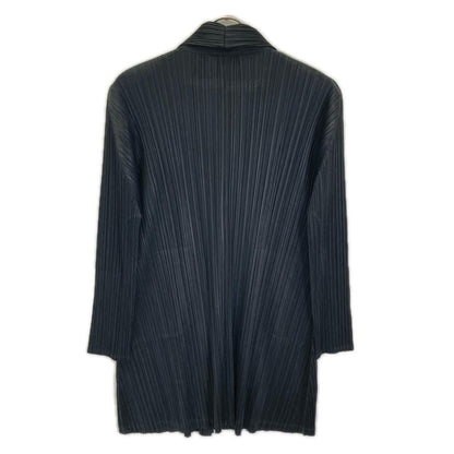 PLEATS PLEASE プリーツプリーズ PP01-JA123 ブラック 1B ロング ジャケット ジャケット