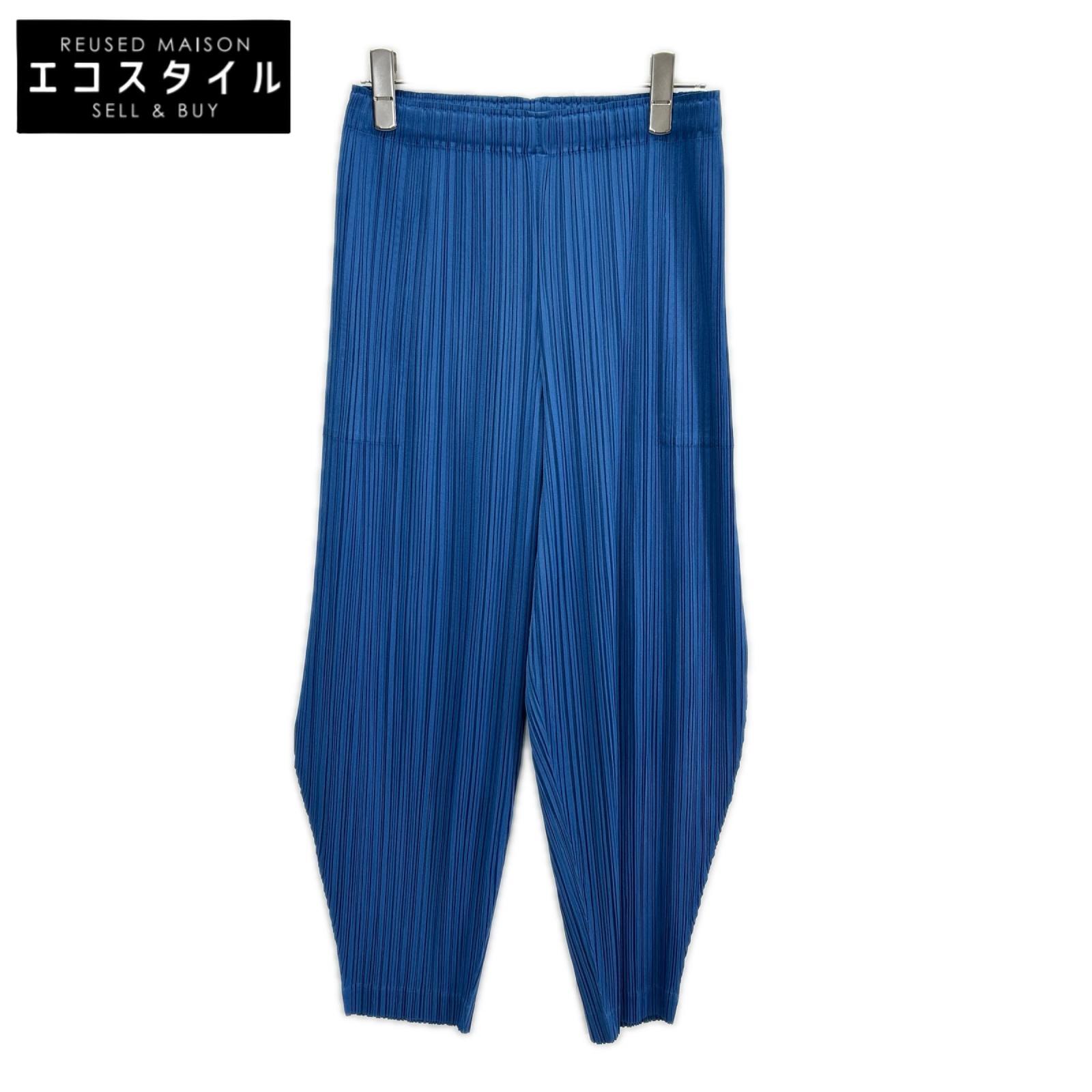 PLEATS PLEASE プリーツプリーズ PP36JF136 ブルー MONTHLY COLORS : MARCH パンツ ボトムス