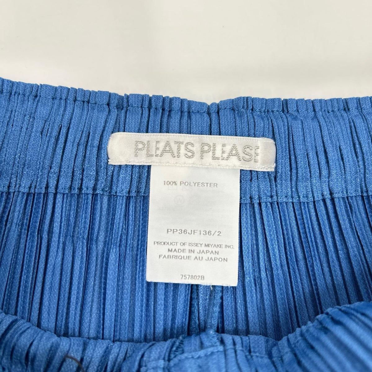 PLEATS PLEASE プリーツプリーズ PP36JF136 ブルー MONTHLY COLORS : MARCH パンツ ボトムス