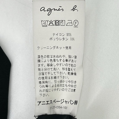 agnes b アニエスベー ブラック F430 JX74 ジャージー ブラウス トップス トップス