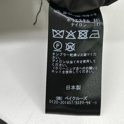 Plage プラージュ 25-020-922-1010-1-0 ダークブラウン ナイロン 比翼 ステンカラーコート コート