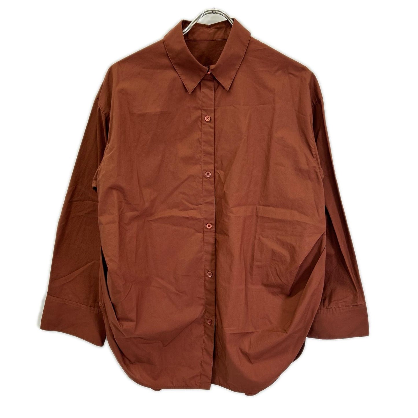 UNITED ARROWS ユナイテッドアローズ ×NAOKO TSUJI 1511-215-2150 ボルドー カラー ビッグシャツ トップス