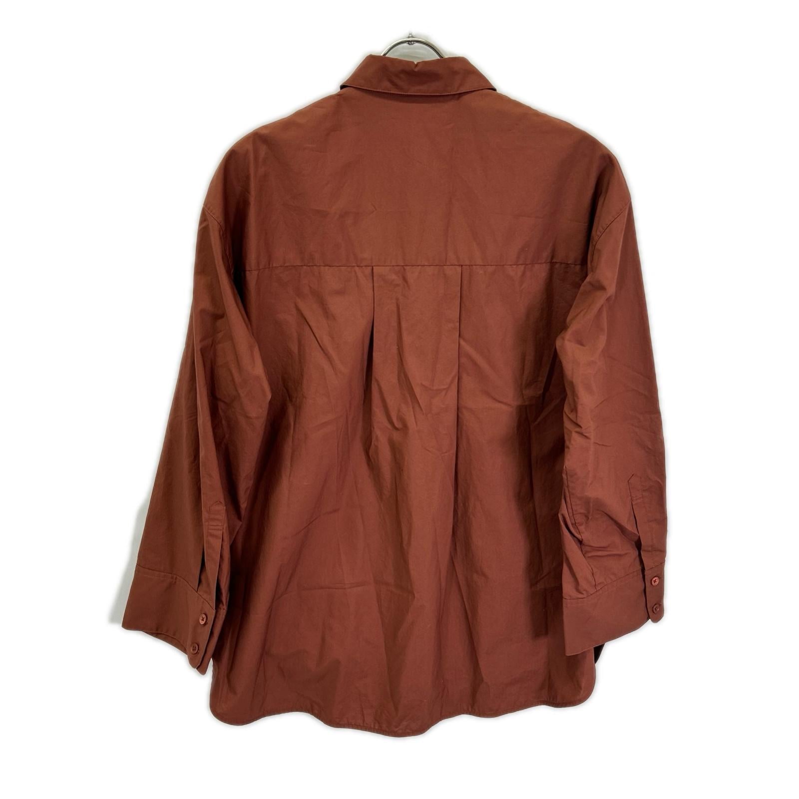 UNITED ARROWS ユナイテッドアローズ ×NAOKO TSUJI 1511-215-2150 ボルドー カラー ビッグシャツ トップス