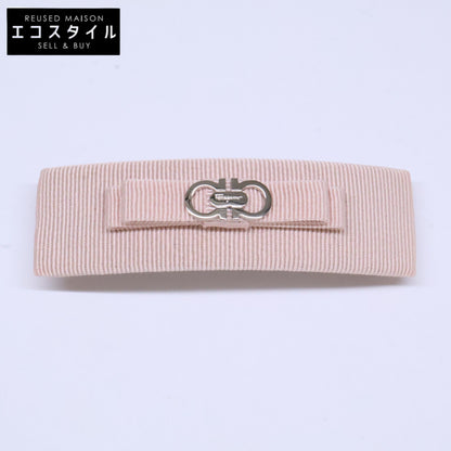 SalvatoreFerragamo サルバトーレフェラガモ 【美品】ガンチーニ ヴァラリボン バレッタ ヘアアクセサリー