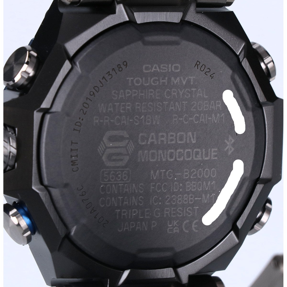 G-SHOCK ジーショック 新品未使用 MTG-B2000B-1A2JF カーボン メタル タフソーラー 電波 腕時計