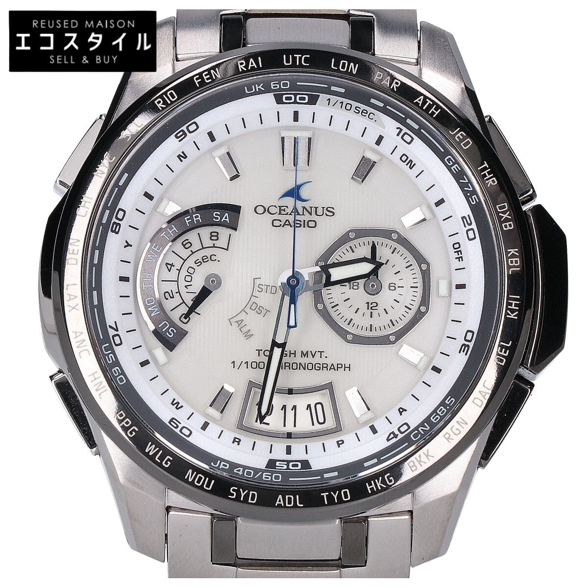 CASIO カシオ 【美品】OCW-T750TDC-7AJF OCEANUS オシアナス マルチバンド6 タフソーラー電波 腕時計