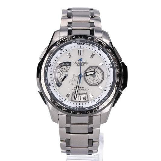CASIO カシオ 【美品】OCW-T750TDC-7AJF OCEANUS オシアナス マルチバンド6 タフソーラー電波 腕時計