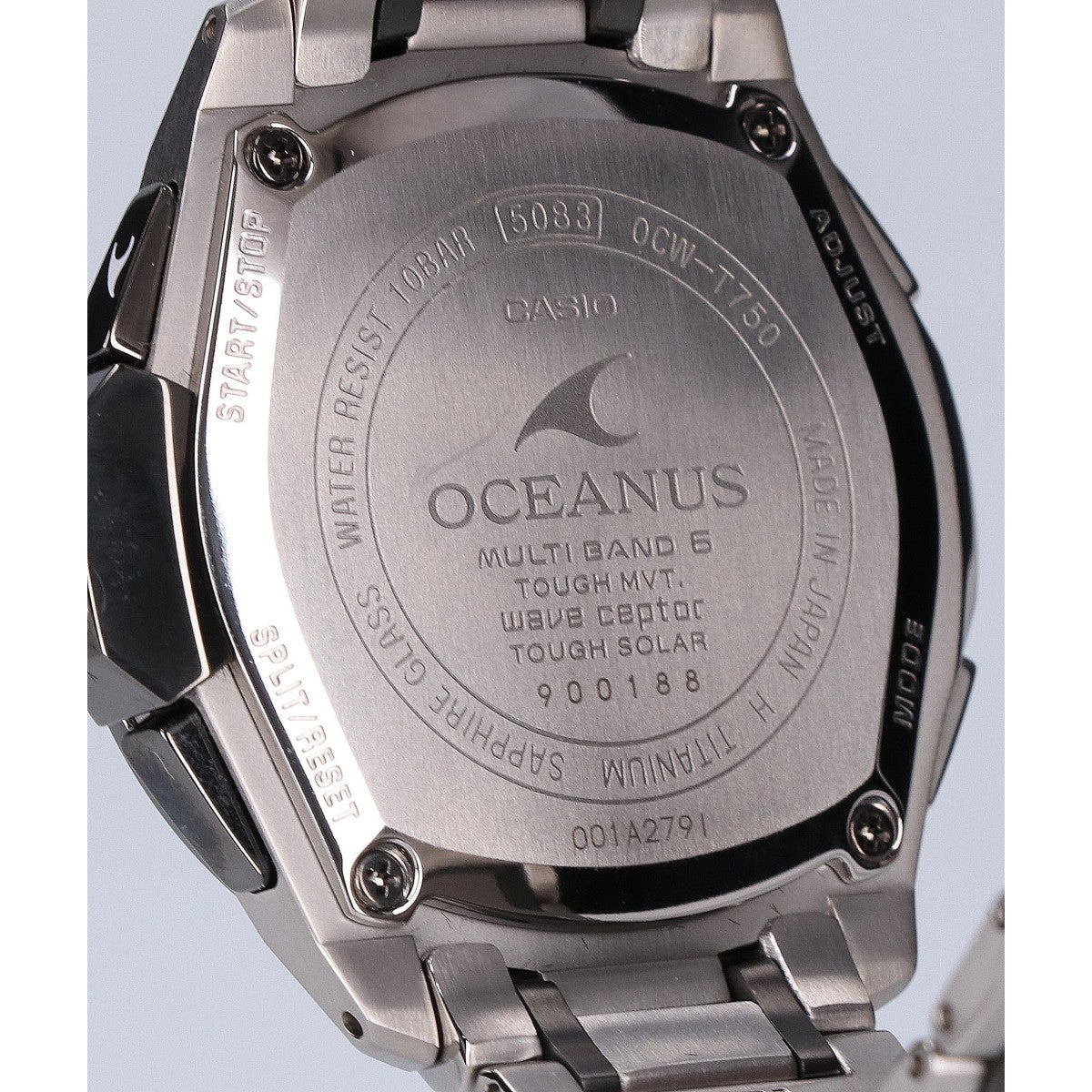 CASIO カシオ 【美品】OCW-T750TDC-7AJF OCEANUS オシアナス マルチバンド6 タフソーラー電波 腕時計