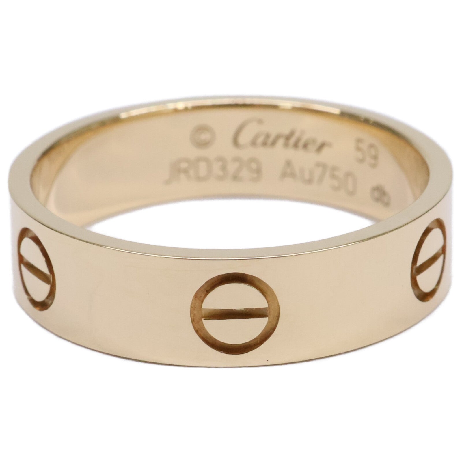 Cartier カルティエ 美品 B4084659 750YG ラブリング クラシックモデル リング 指輪