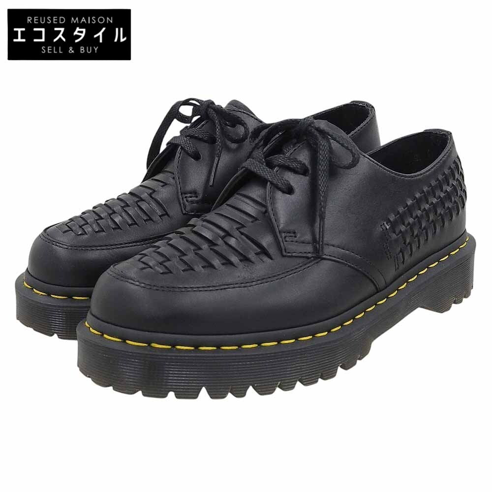 Dr.Martens ドクターマーチン 美品 BEX WVN 3ホールシューズ メンズ 黒 ブラック 8 1461 シューズ