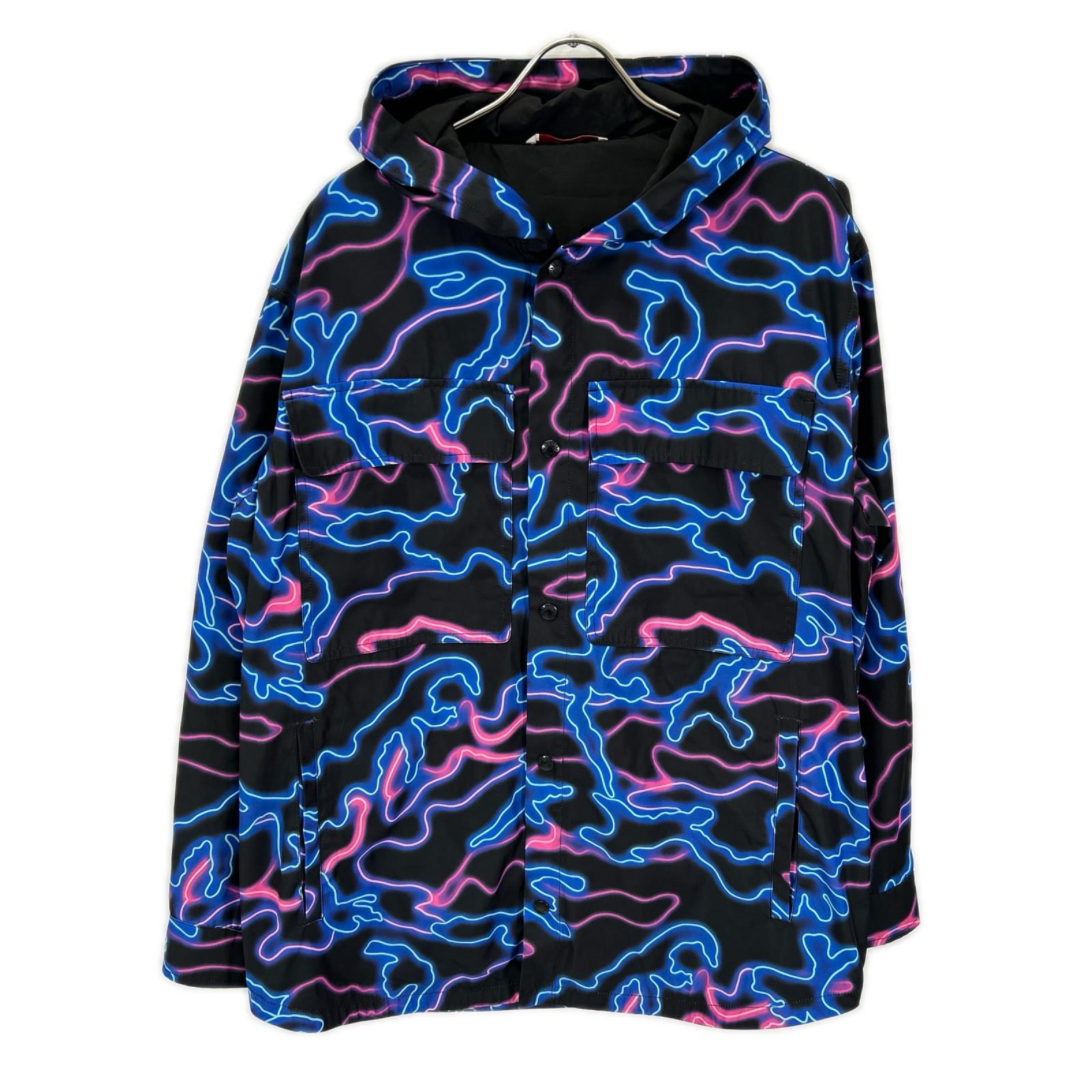 VALENTINO ヴァレンティノ XV3CJE2680S NEON CAMOU PRINT NYLON OVERSHIRT リバーシブル ジャケット ジャケット