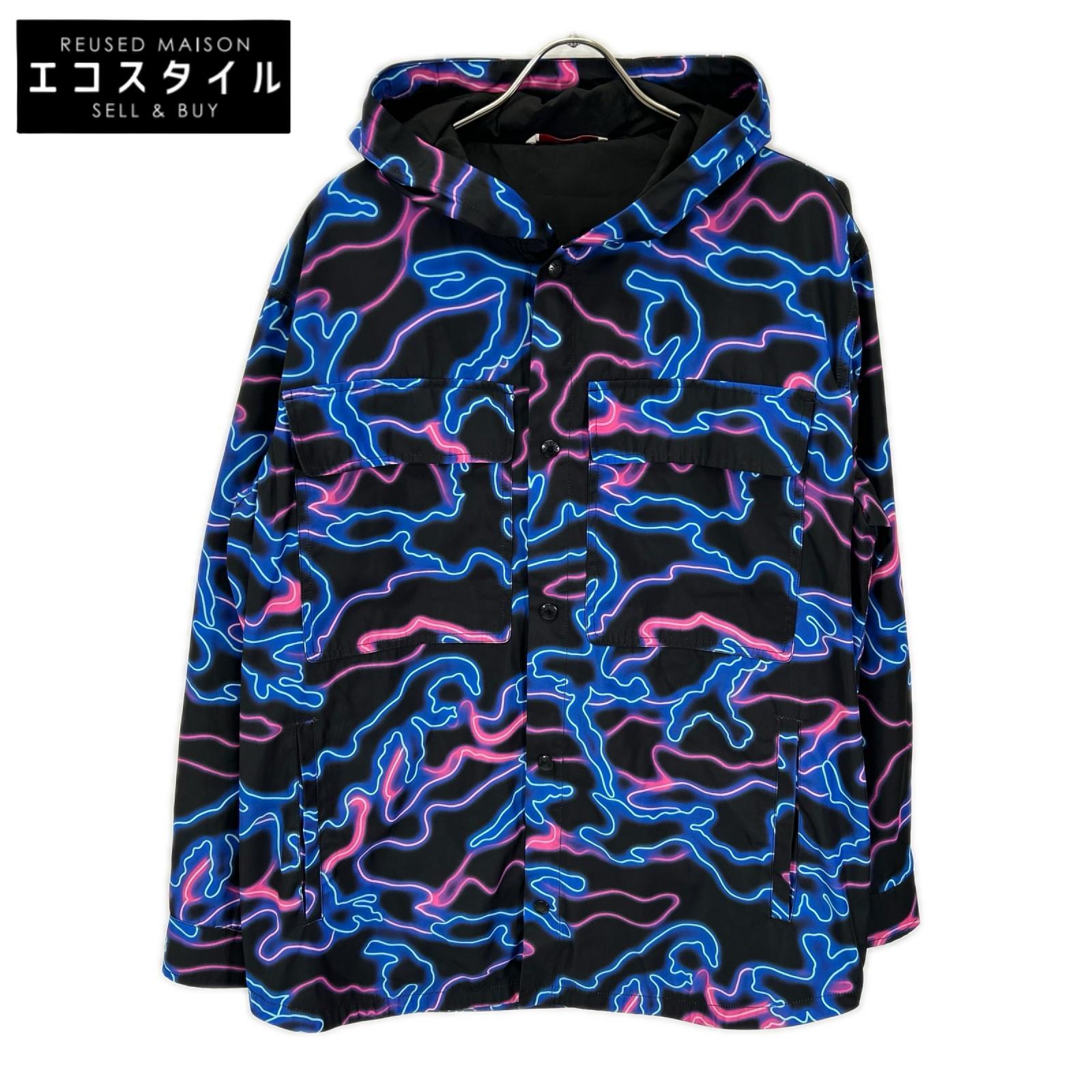 VALENTINO ヴァレンティノ XV3CJE2680S NEON CAMOU PRINT NYLON OVERSHIRT リバーシブル ジャケット ジャケット