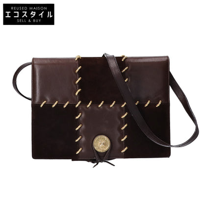 SalvatoreFerragamo サルバトーレフェラガモ L21 4728 スエードｘレザー ショルダーバッグ