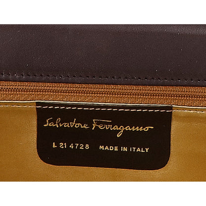 SalvatoreFerragamo サルバトーレフェラガモ L21 4728 スエードｘレザー ショルダーバッグ