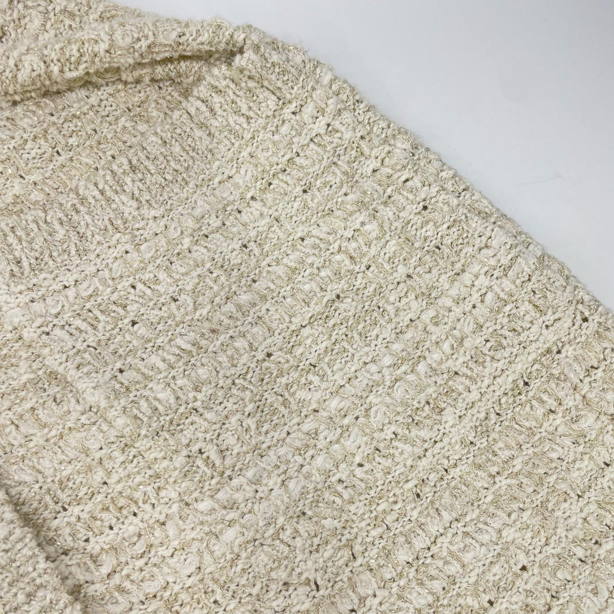 Max Mara マックスマーラ 2511341032 アイボリー コットン ブレンド ニットカーディガン トップス