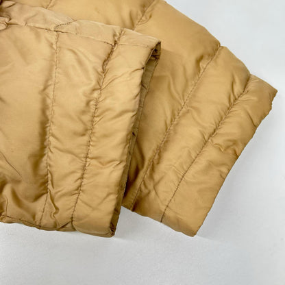 UNITED ARROWS ユナイテッドアローズ 1525-199-0394 ブラウン UAG ナイロン レッキスラビットファー ロングダウン コート