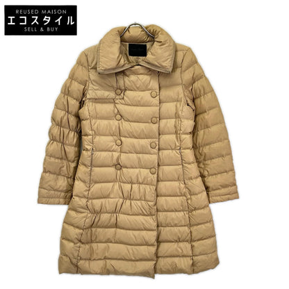 UNITED ARROWS ユナイテッドアローズ 1525-199-0394 ブラウン UAG ナイロン レッキスラビットファー ロングダウン コート